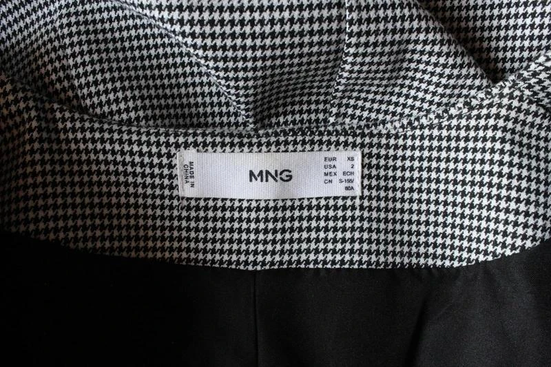 Black and white houndstooth Mango dress – photo 6